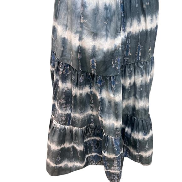 NWOT Sea New York Nadia Tie Dye Midi Dress Size Small 100% Cotton Blue - Picture 8 of 11